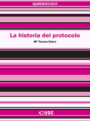 cover image of La historia del protocolo
